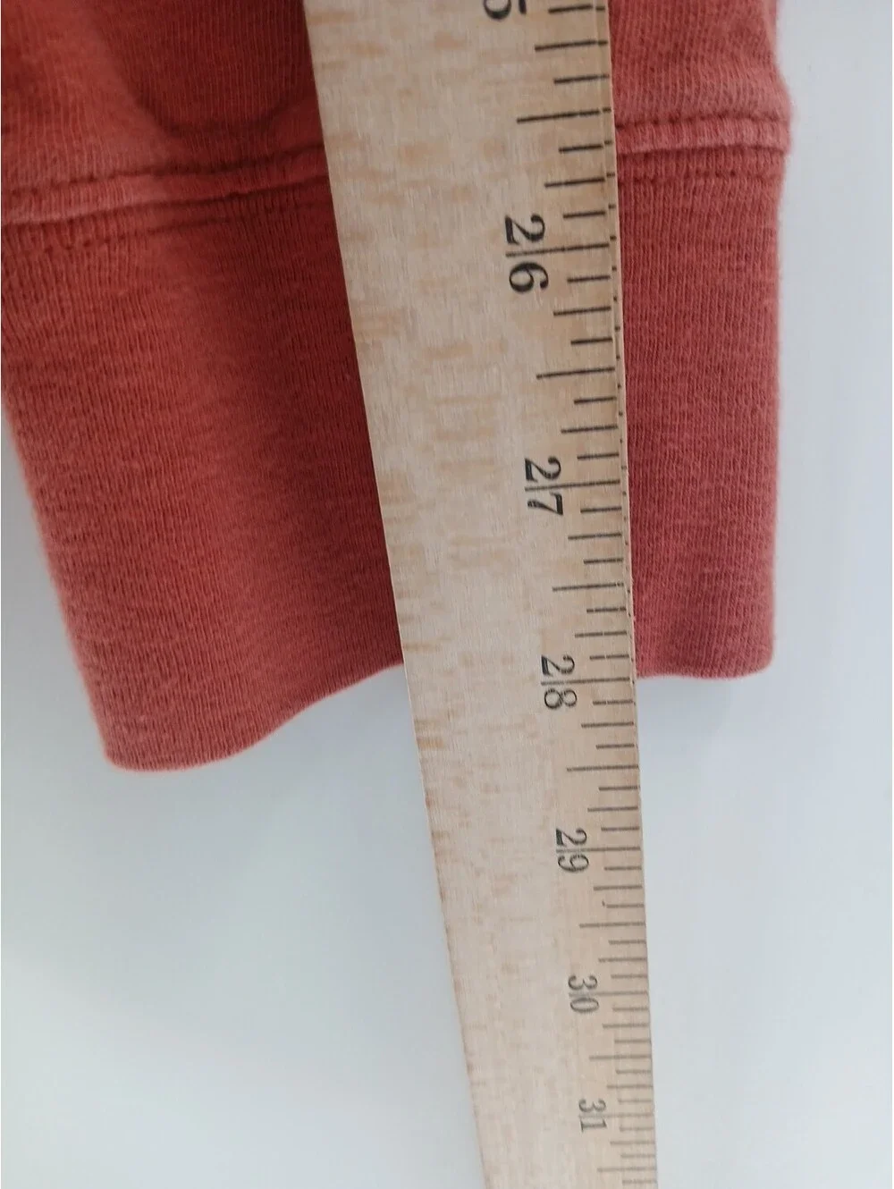J.Crew Garment-Dyed Shirt Mens Large Tall Orange Slub Cotton Long Sleeve Pocket